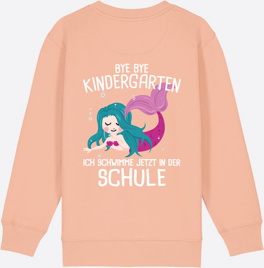 Kinder Sweatshirt zur Einschulung – Bye Bye Kindergarten - Fraiche Peche