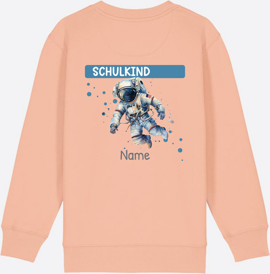 Kinder Sweatshirt zur Einschulung – Geschenk mit Namen - Fraiche Peche