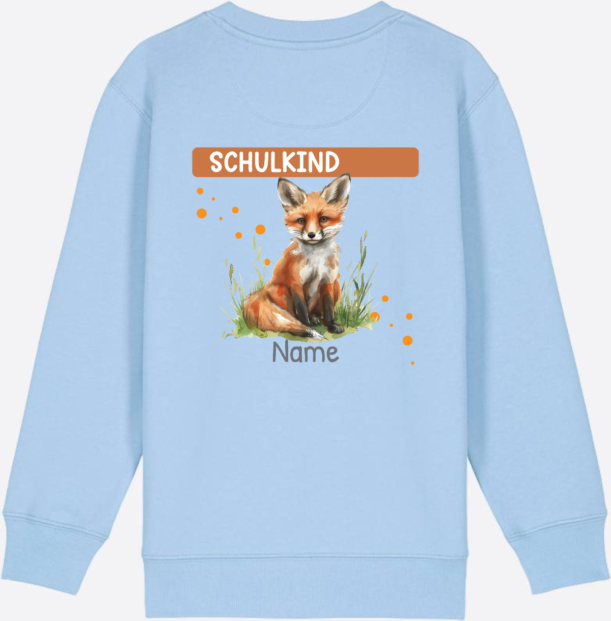 Kinder Sweatshirt zur Einschulung – Personalisiert mit Namen - Blue Soul