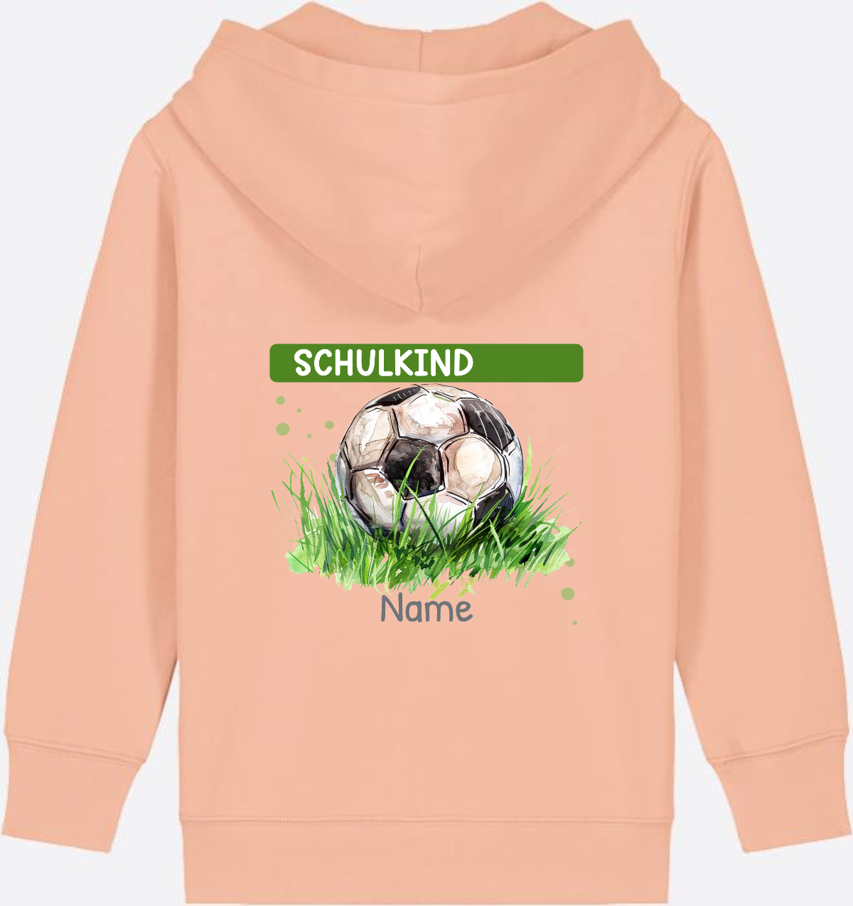 Kinder Zip-Hoodie zur Einschulung – Geschenk mit Namen - Fraiche Peche