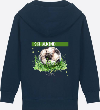 Kinder Zip-Hoodie zur Einschulung – Geschenk mit Namen - French Navy