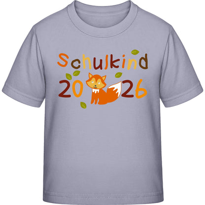 Kinder T-Shirt Einschulung Fuchs – Schulkind 2026