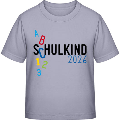 Kinder T-Shirt Einschulung ABC Schulkind 2026 – Schulstart-Geschenk