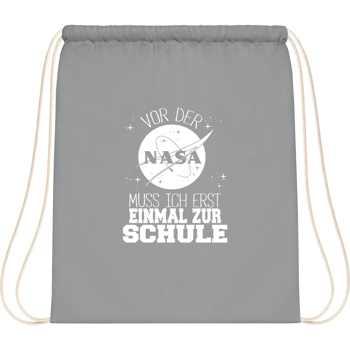 Turnbeutel Einschulung NASA Astronaut – Vor der NASA muss ich erst einmal zur Schule