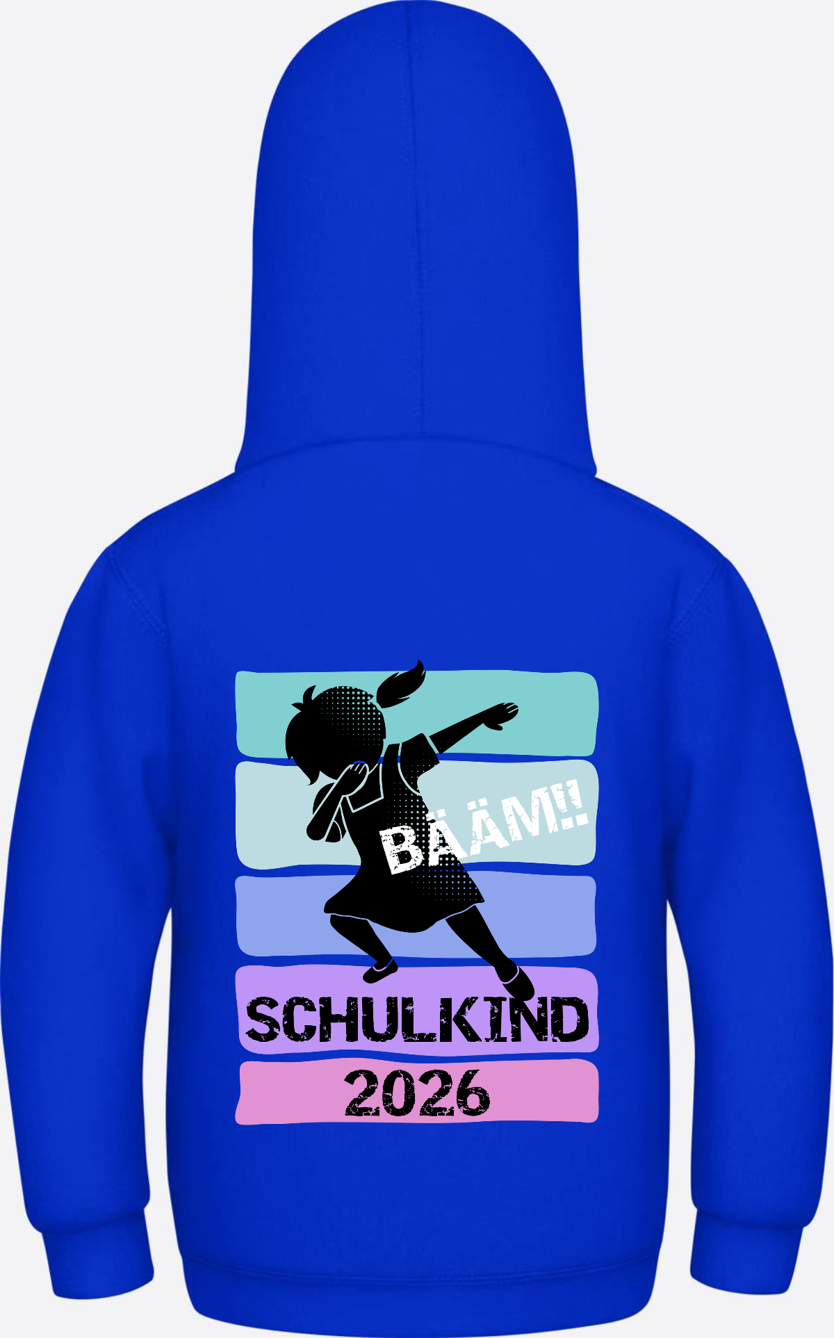 Mädchen Hoodie Schulkind 2026 Bääm! – Geschenk Einschulung - Bright Royal
