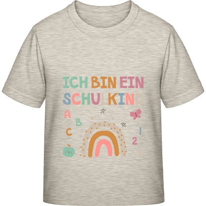 Kinder T-Shirt Einschulung Regenbogen – Ich bin ein Schulkind