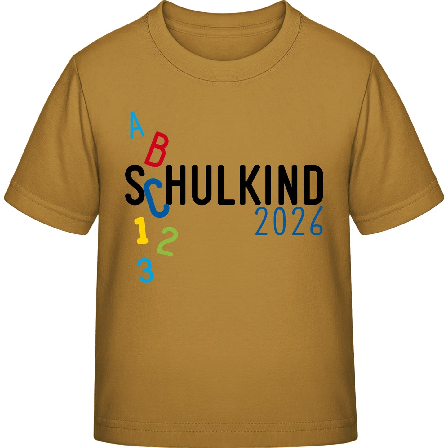 Kinder T-Shirt Einschulung ABC Schulkind 2026 – Schulstart-Geschenk