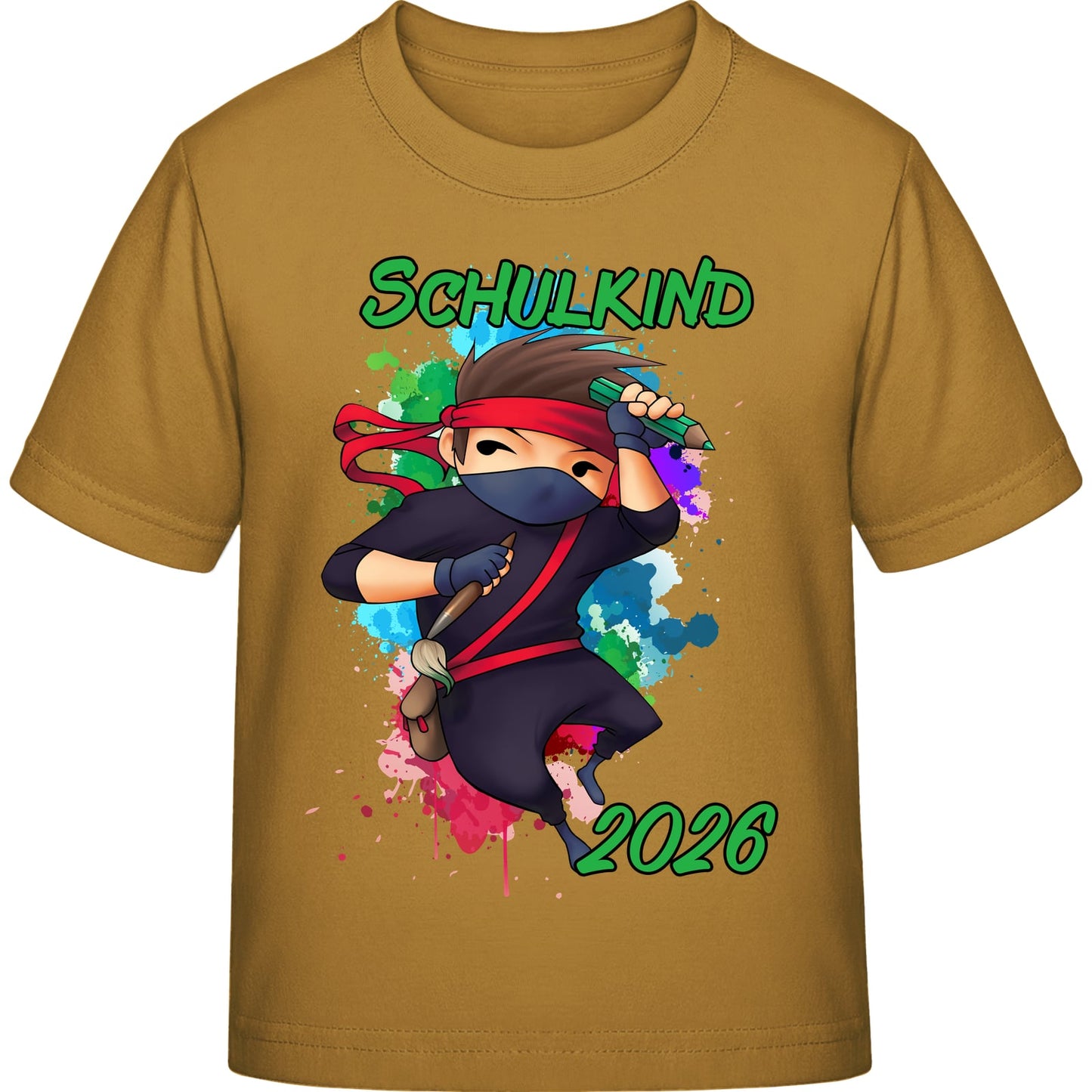 Kinder T-Shirt Einschulung Ninja Junge – Schulkind 2026