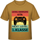 Kinder T-Shirt Einschulung Gamer – Level Complete Kita, Next Level 1. Klasse