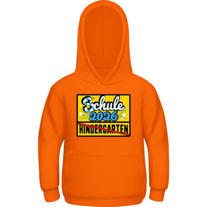 Kinder Hoodie Einschulung 2026 – Tschüss Kindergarten Motiv