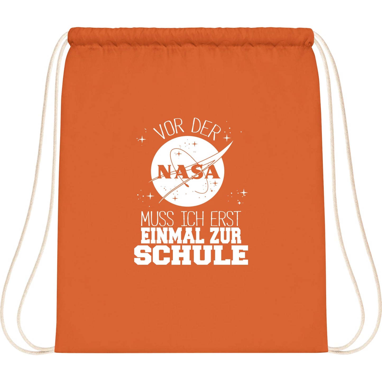 Turnbeutel Einschulung NASA Astronaut – Vor der NASA muss ich erst einmal zur Schule