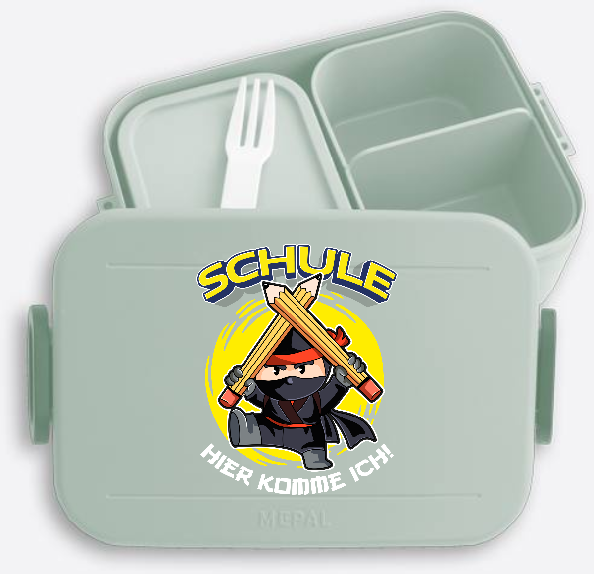 Personalisierte Brotdose Ninja – Schule, ich komme! - Nordic Sage