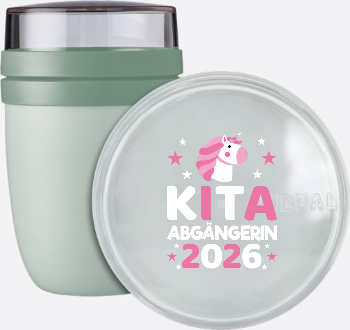 Personalisierte Einhorn Tasse: Kita Abgängerin 2026 - Nordic Sage
