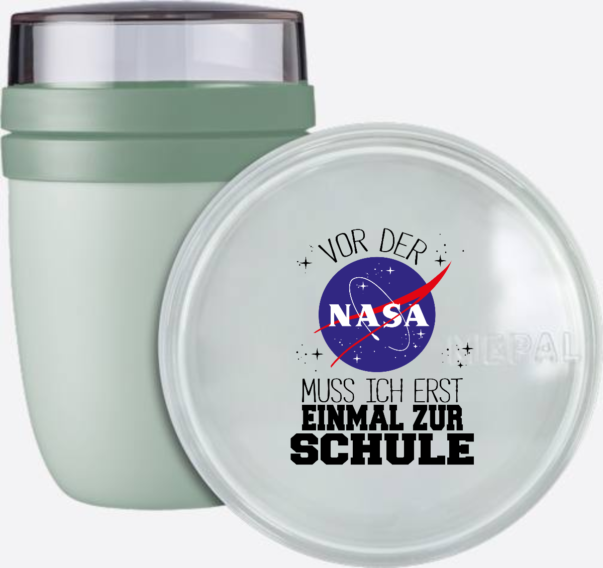 Personalisierte Tasse Einschulung – Vor der NASA zur Schule - Nordic Sage