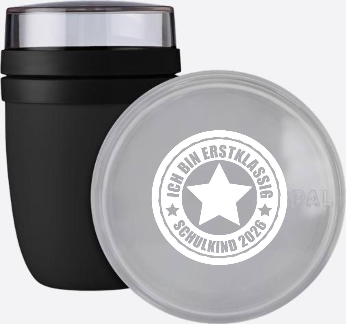 Personalisierte Tasse Schulkind 2026 - Ich bin erstklassig - Nordic Black