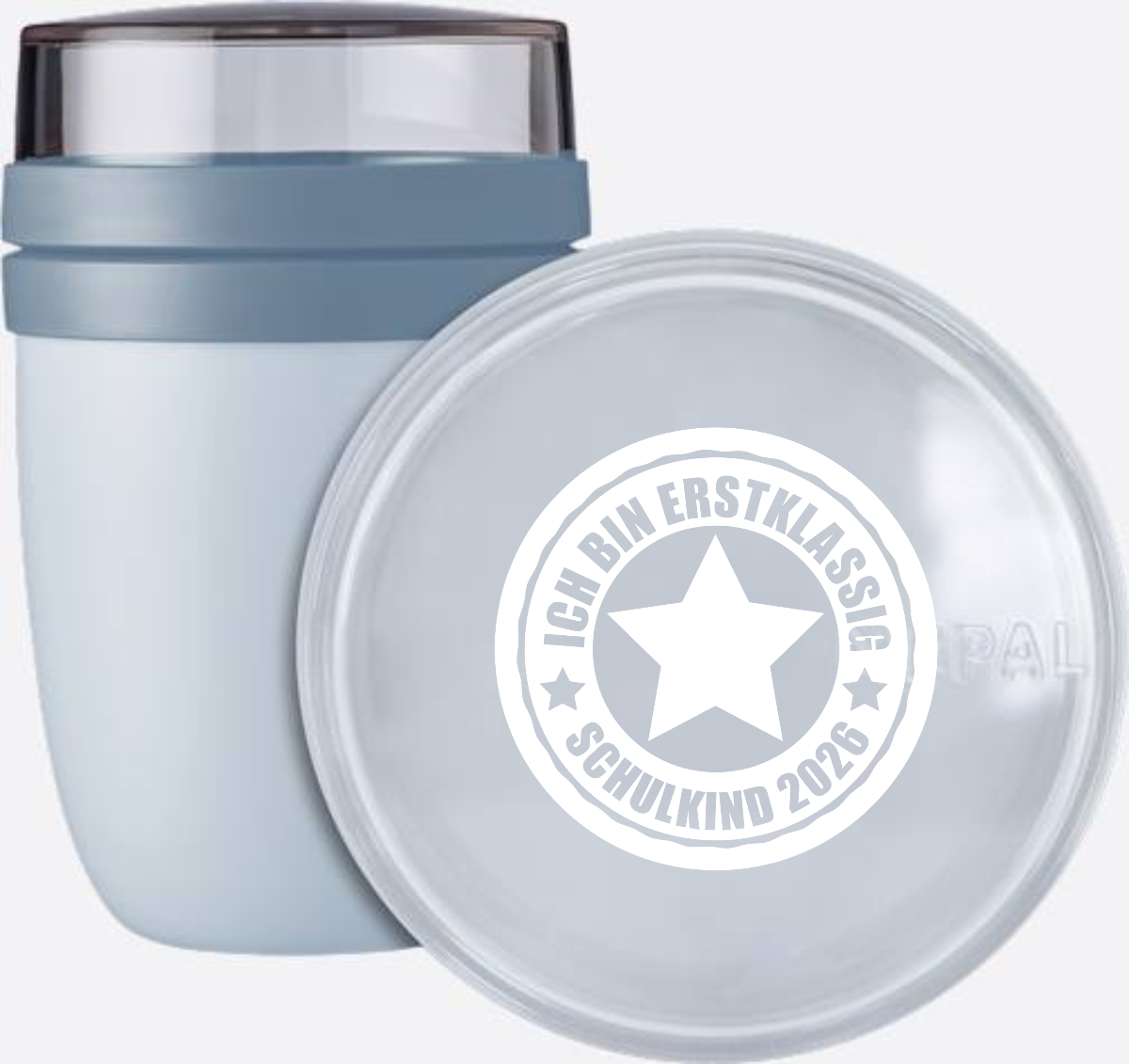 Personalisierte Tasse Schulkind 2026 - Ich bin erstklassig - Nordic Blue
