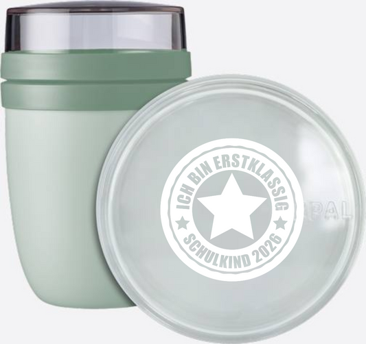Personalisierte Tasse Schulkind 2026 - Ich bin erstklassig - Nordic Sage