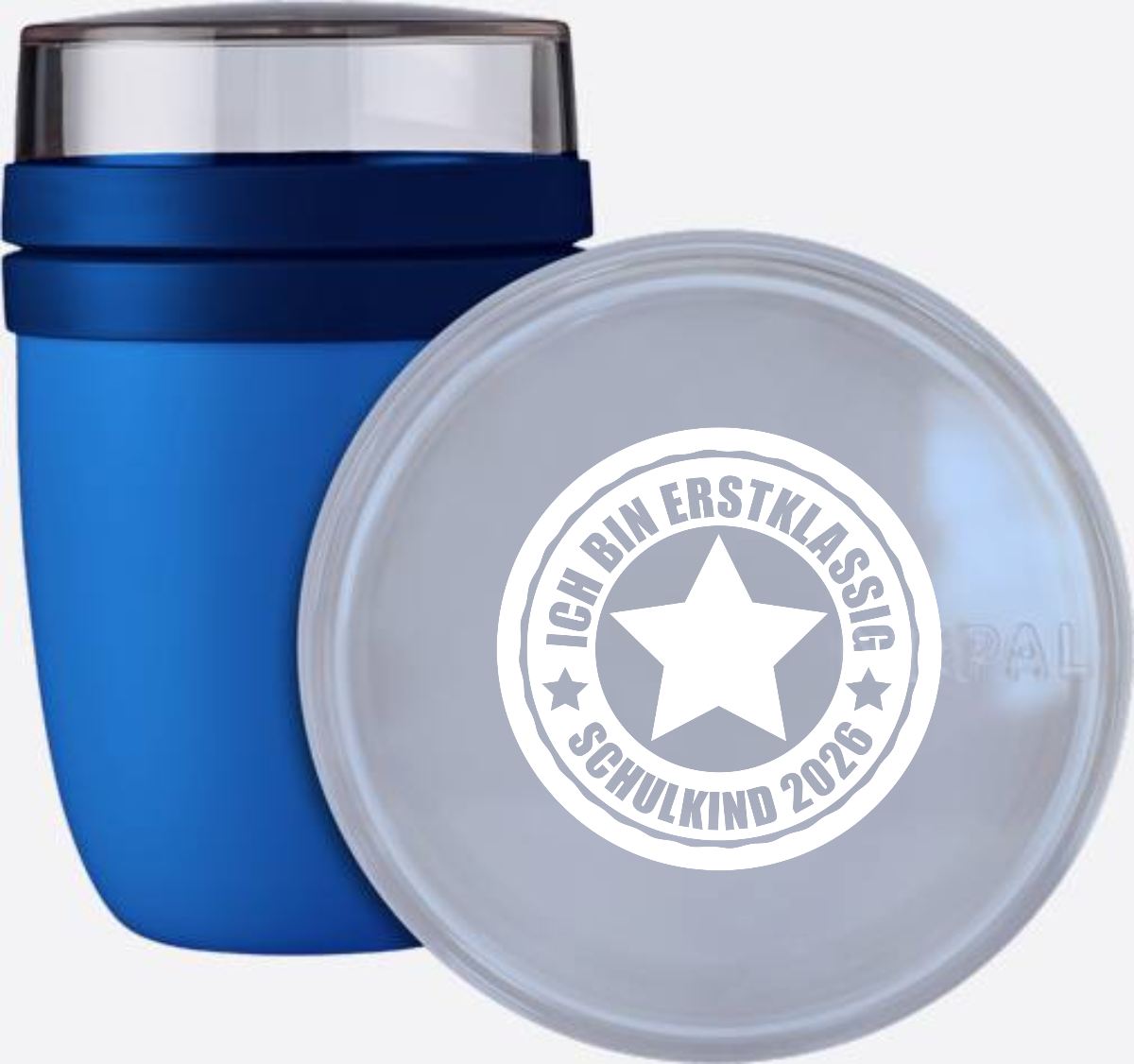 Personalisierte Tasse Schulkind 2026 - Ich bin erstklassig - Vivid Blue