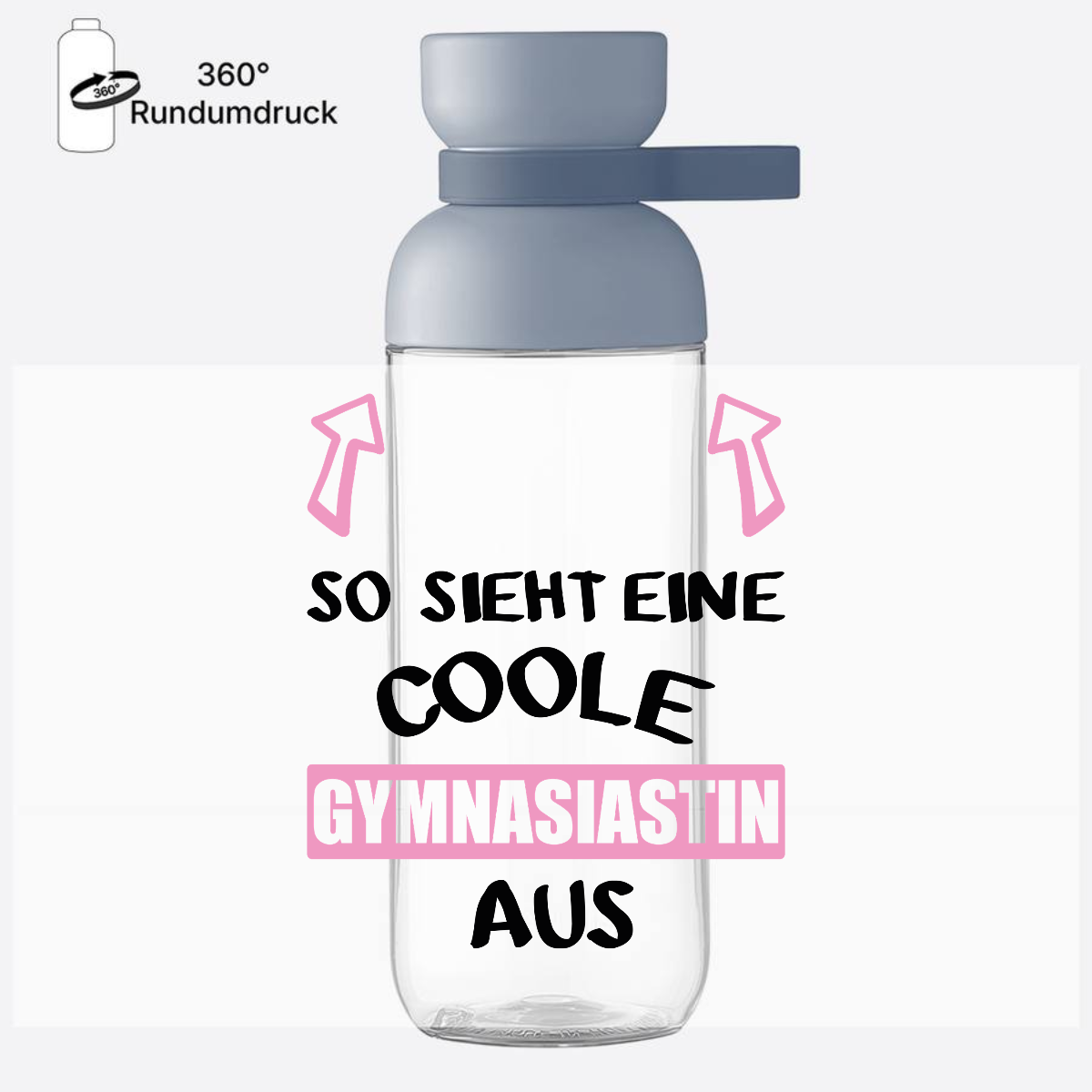 Personalisierte Trinkflasche: So sieht eine coole Gymnasiastin aus - Nordic Blue