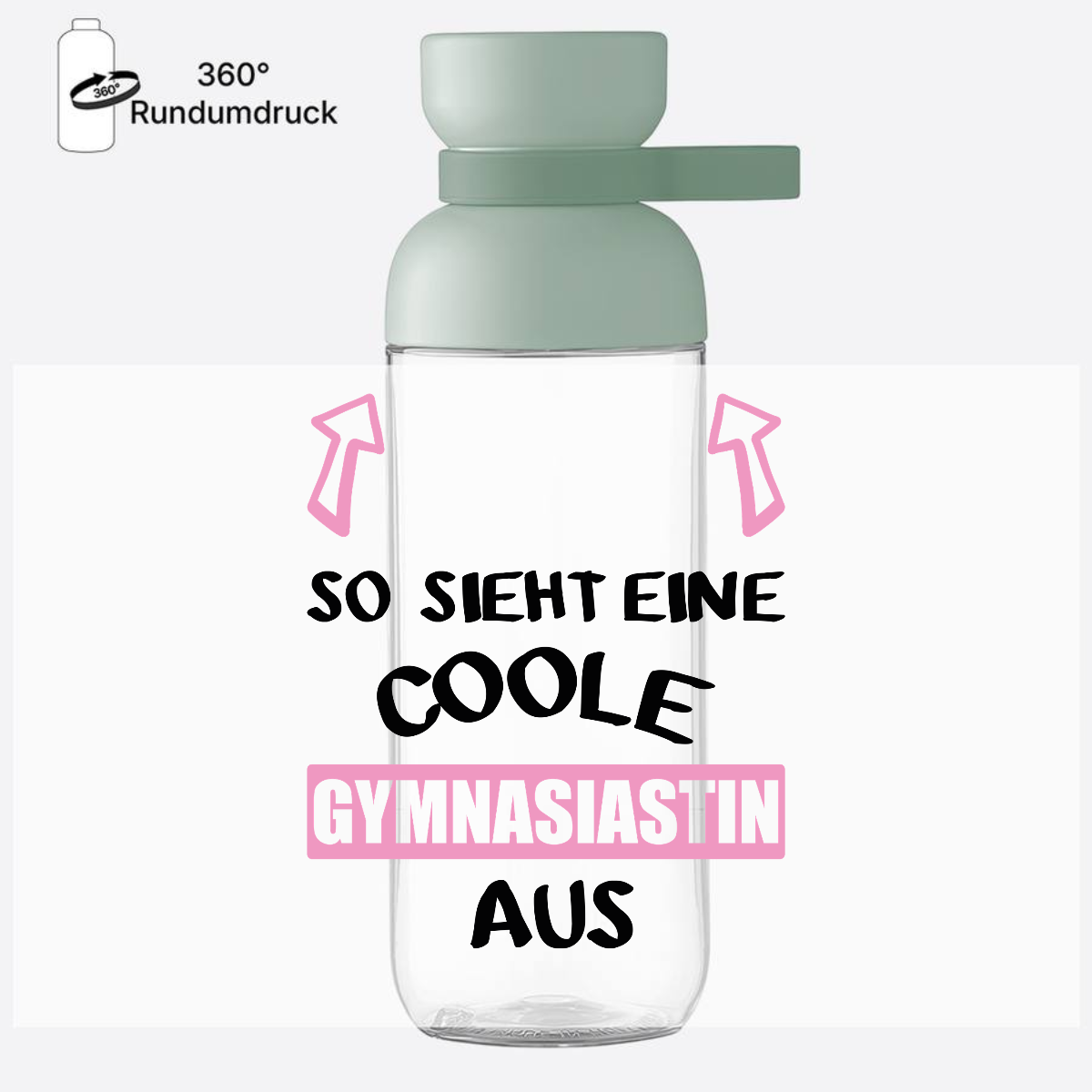 Personalisierte Trinkflasche: So sieht eine coole Gymnasiastin aus - Nordic Sage