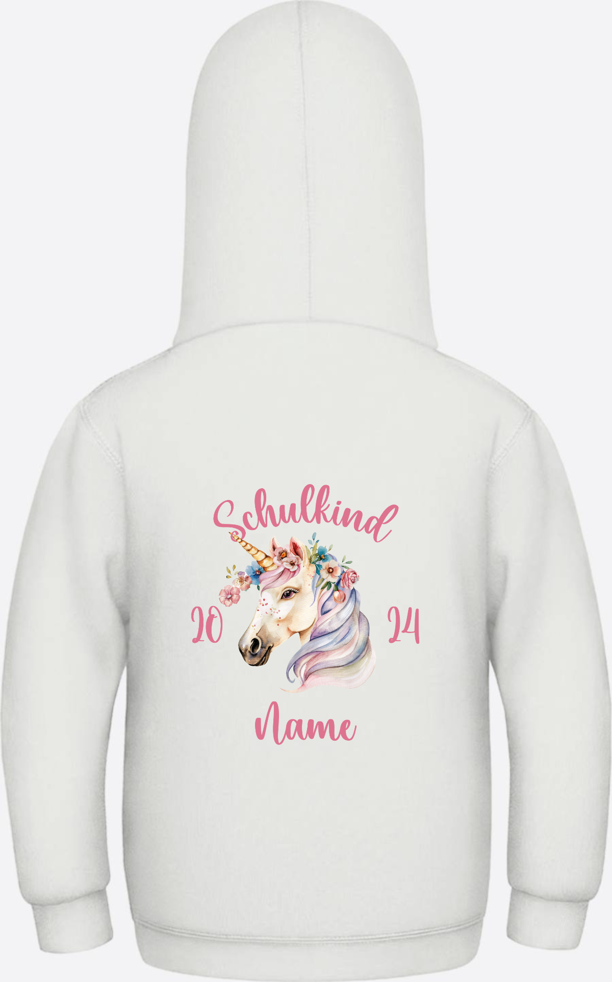 Personalisierter Hoodie zur Einschulung für Mädchen - Ash