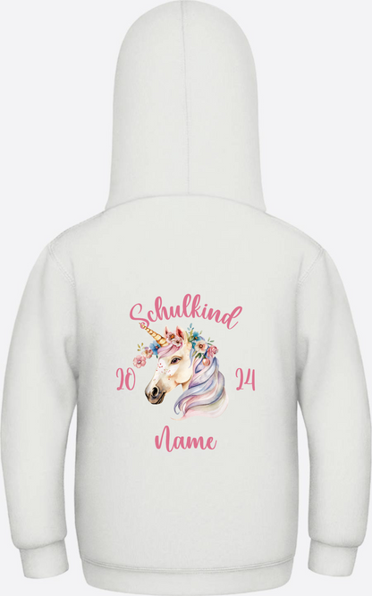 Personalisierter Hoodie zur Einschulung für Mädchen - Ash