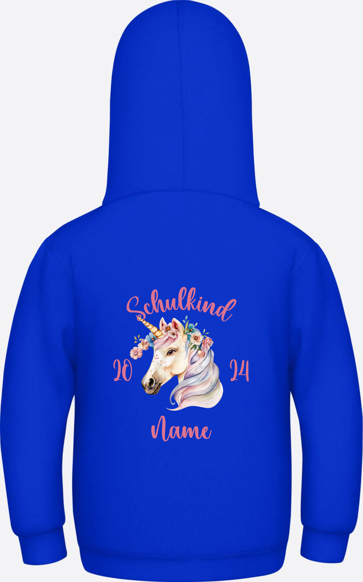 Personalisierter Hoodie zur Einschulung für Mädchen - Bright Royal