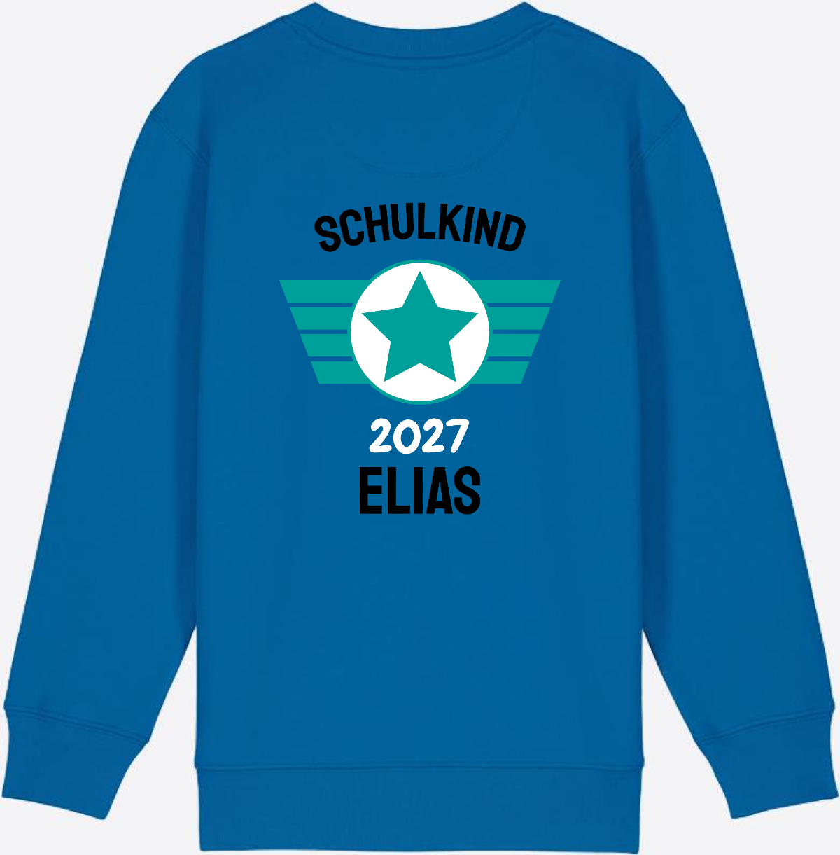 Personalisiertes Schulkind Sweatshirt zur Einschulung - Royal Blue