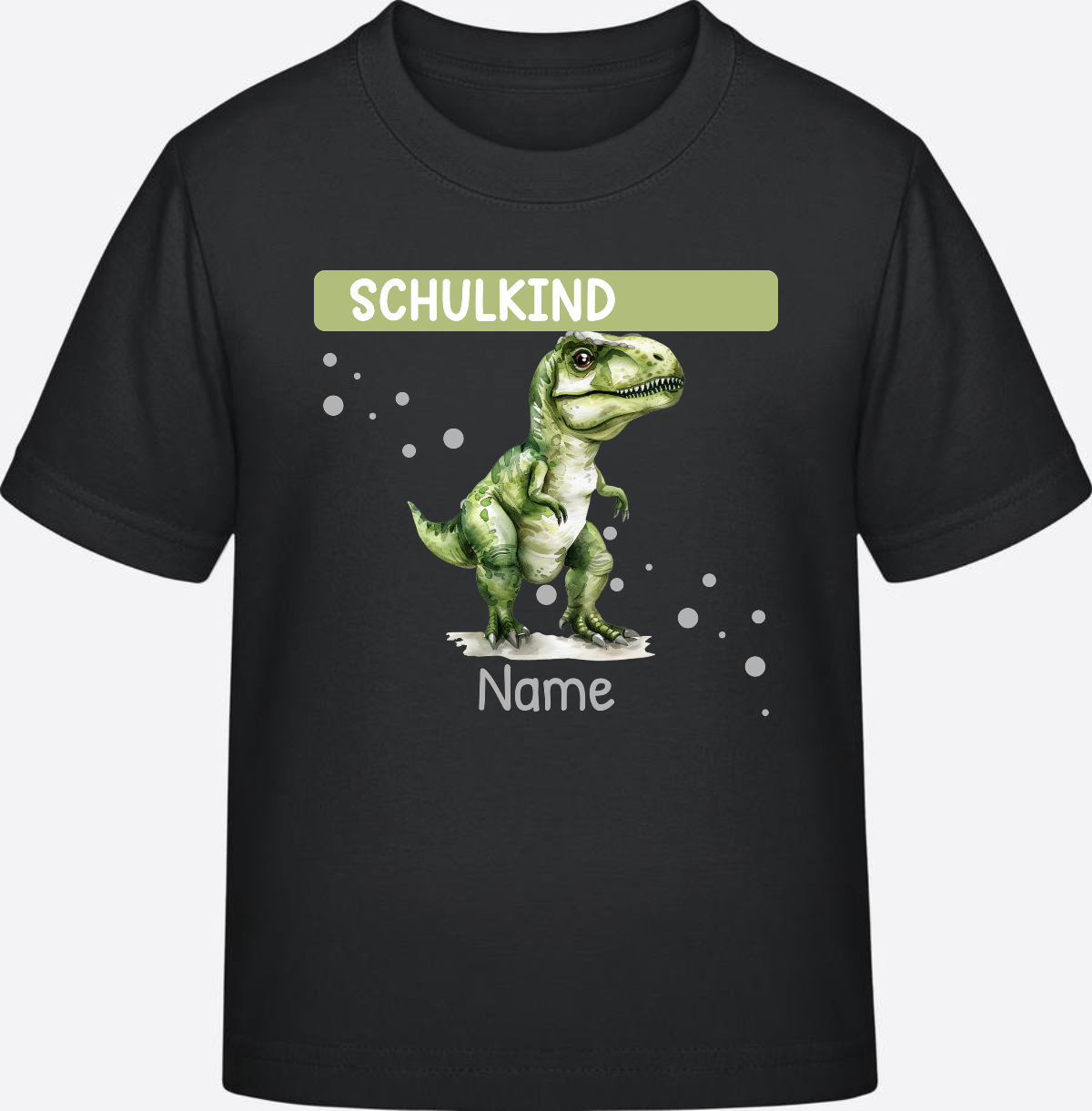 Personalisiertes T-Shirt zur Einschulung – Geschenk zum Schulstart - Black
