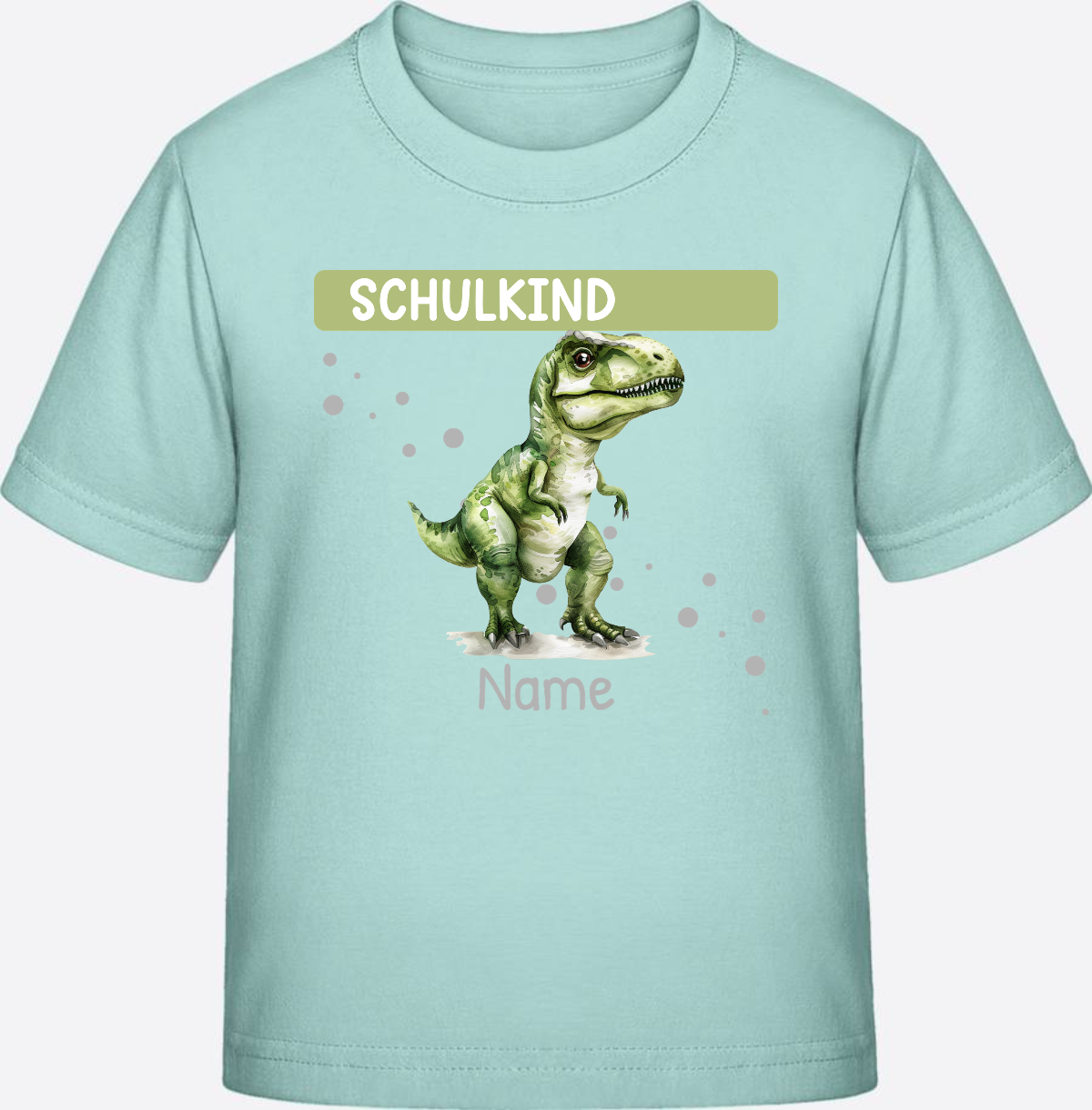 Personalisiertes T-Shirt zur Einschulung – Geschenk zum Schulstart - Caribbean Blue