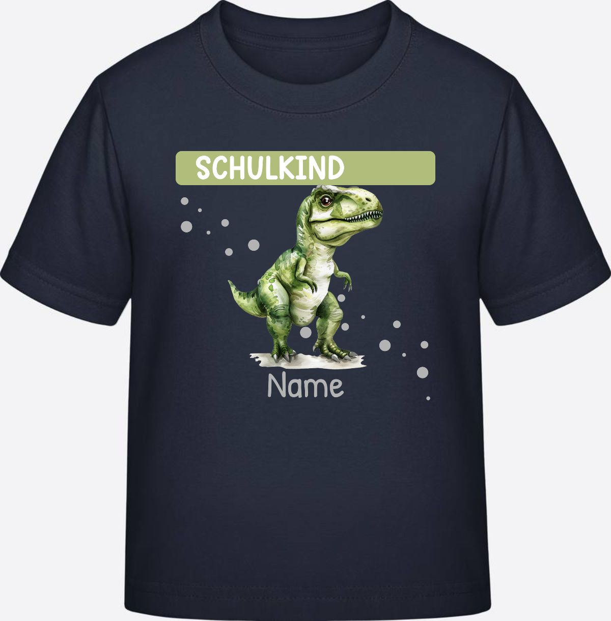 Personalisiertes T-Shirt zur Einschulung – Geschenk zum Schulstart - French Navy