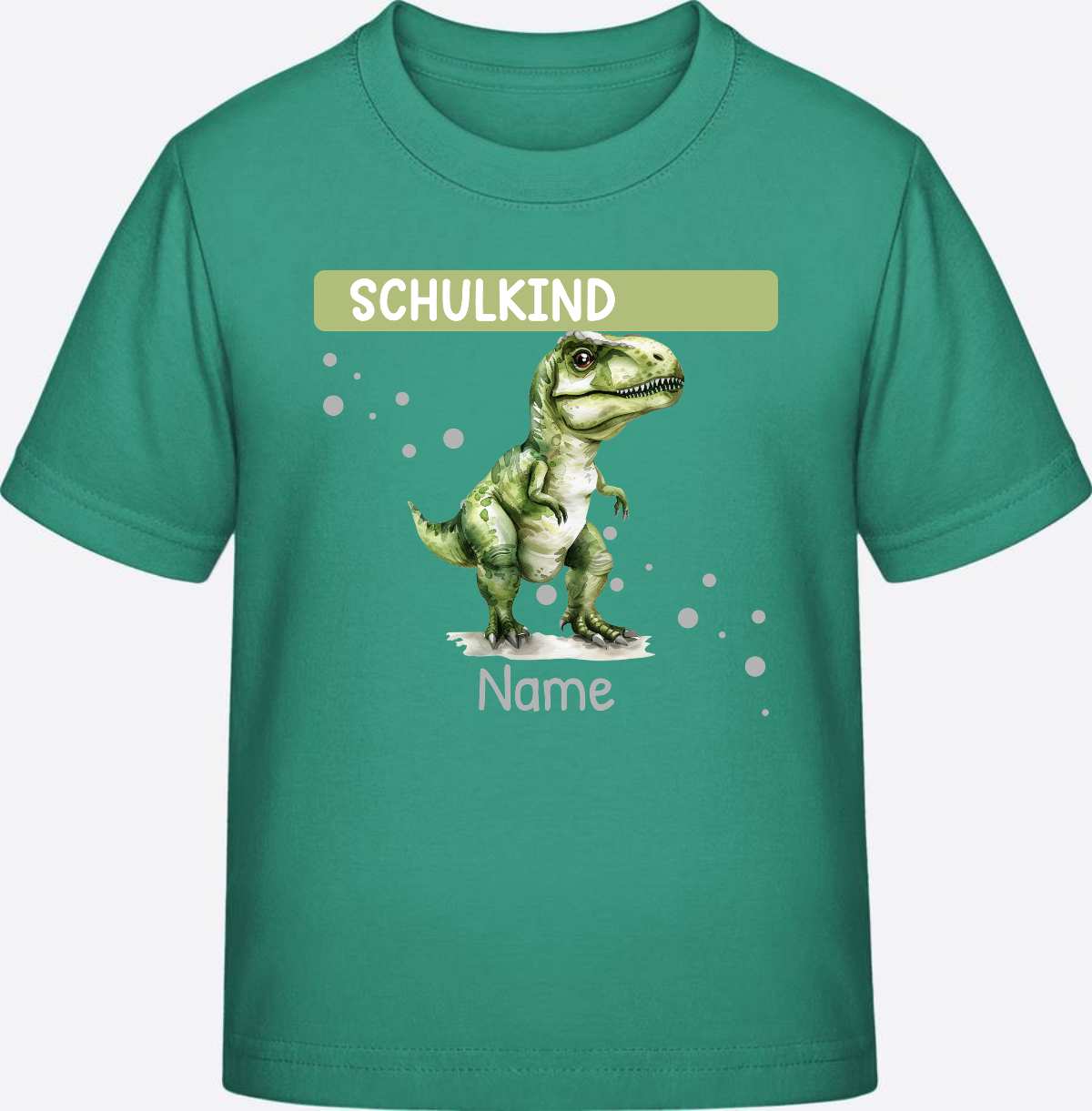 Personalisiertes T-Shirt zur Einschulung – Geschenk zum Schulstart - Go Green
