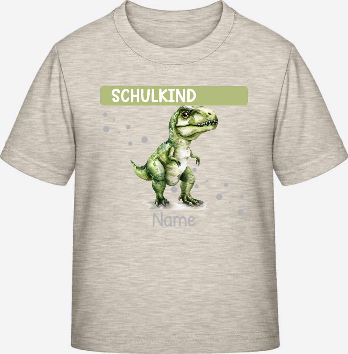 Personalisiertes T-Shirt zur Einschulung – Geschenk zum Schulstart - Natural Raw