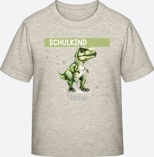 Personalisiertes T-Shirt zur Einschulung – Geschenk zum Schulstart - Natural Raw