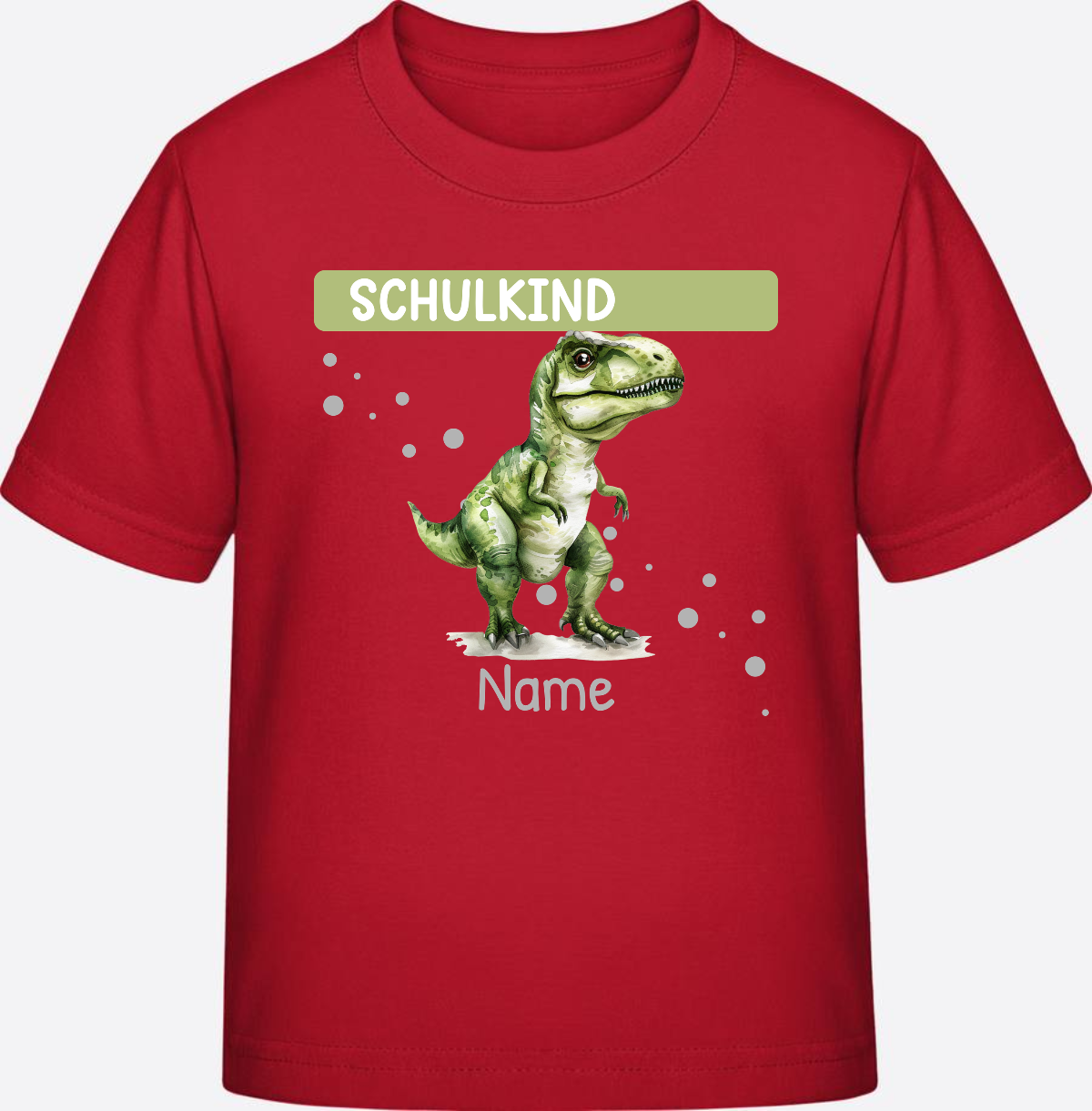 Personalisiertes T-Shirt zur Einschulung – Geschenk zum Schulstart - Red