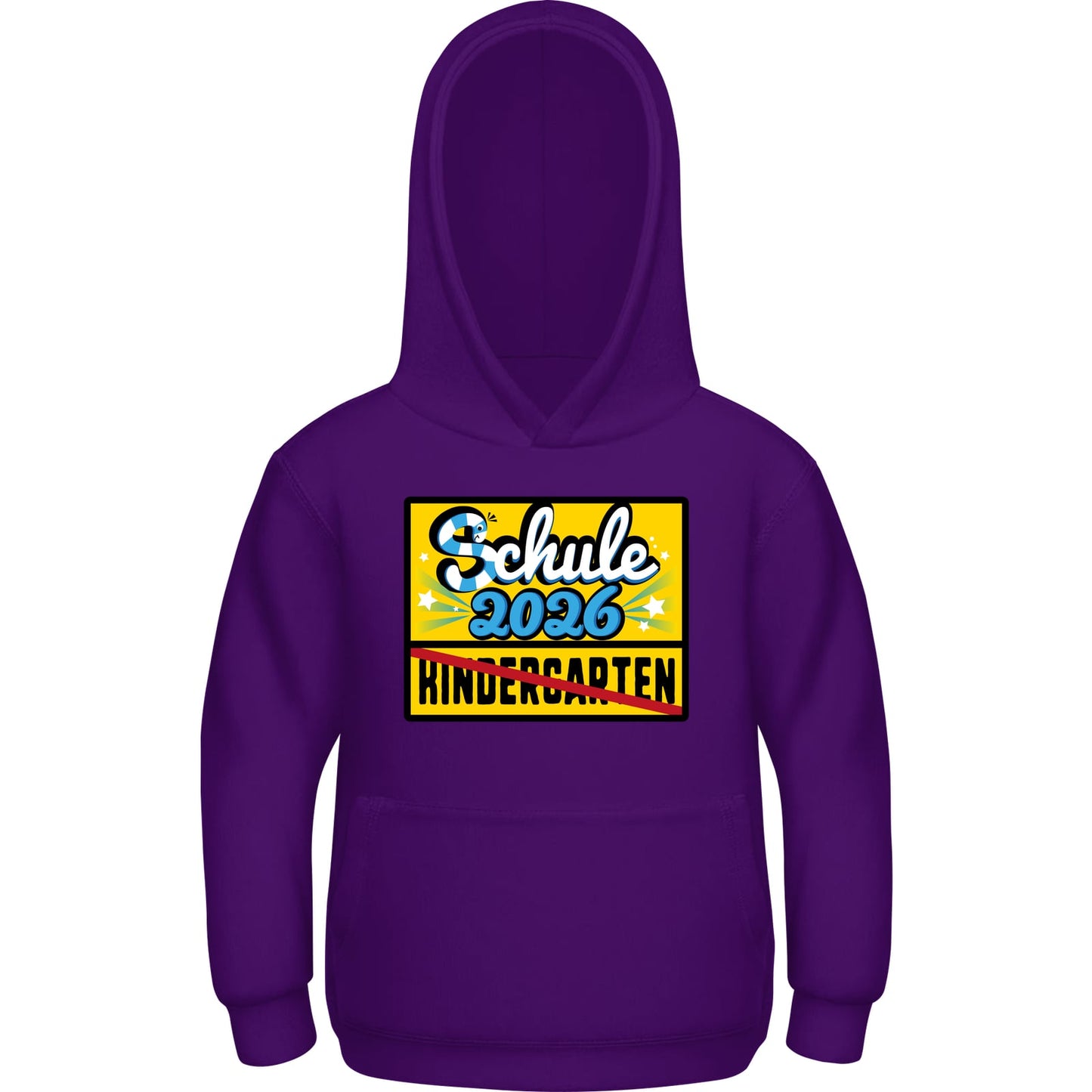 Kinder Hoodie Einschulung 2026 – Tschüss Kindergarten Motiv