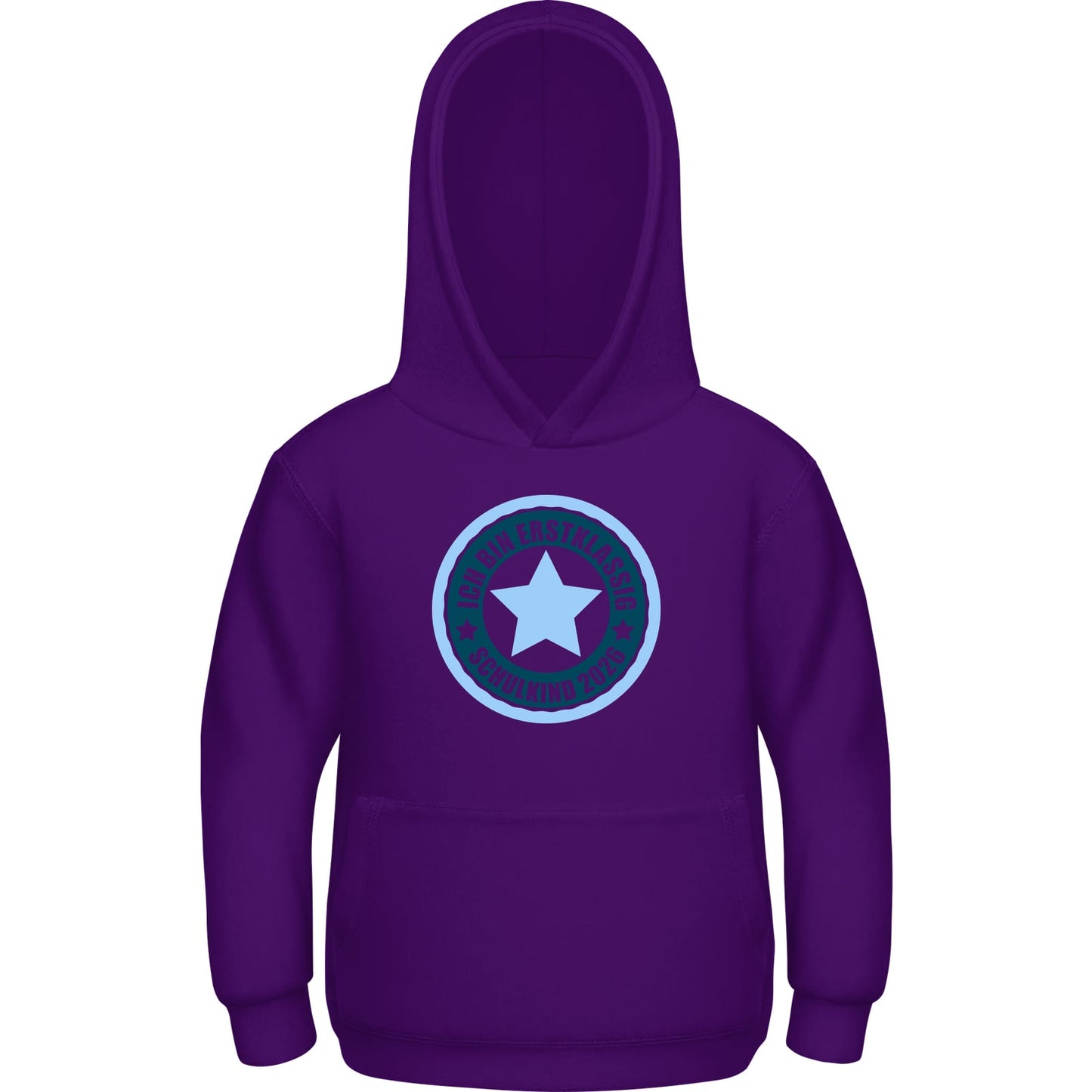 Kinder Hoodie Einschulung – Ich bin erstklassig, Schulkind 2026