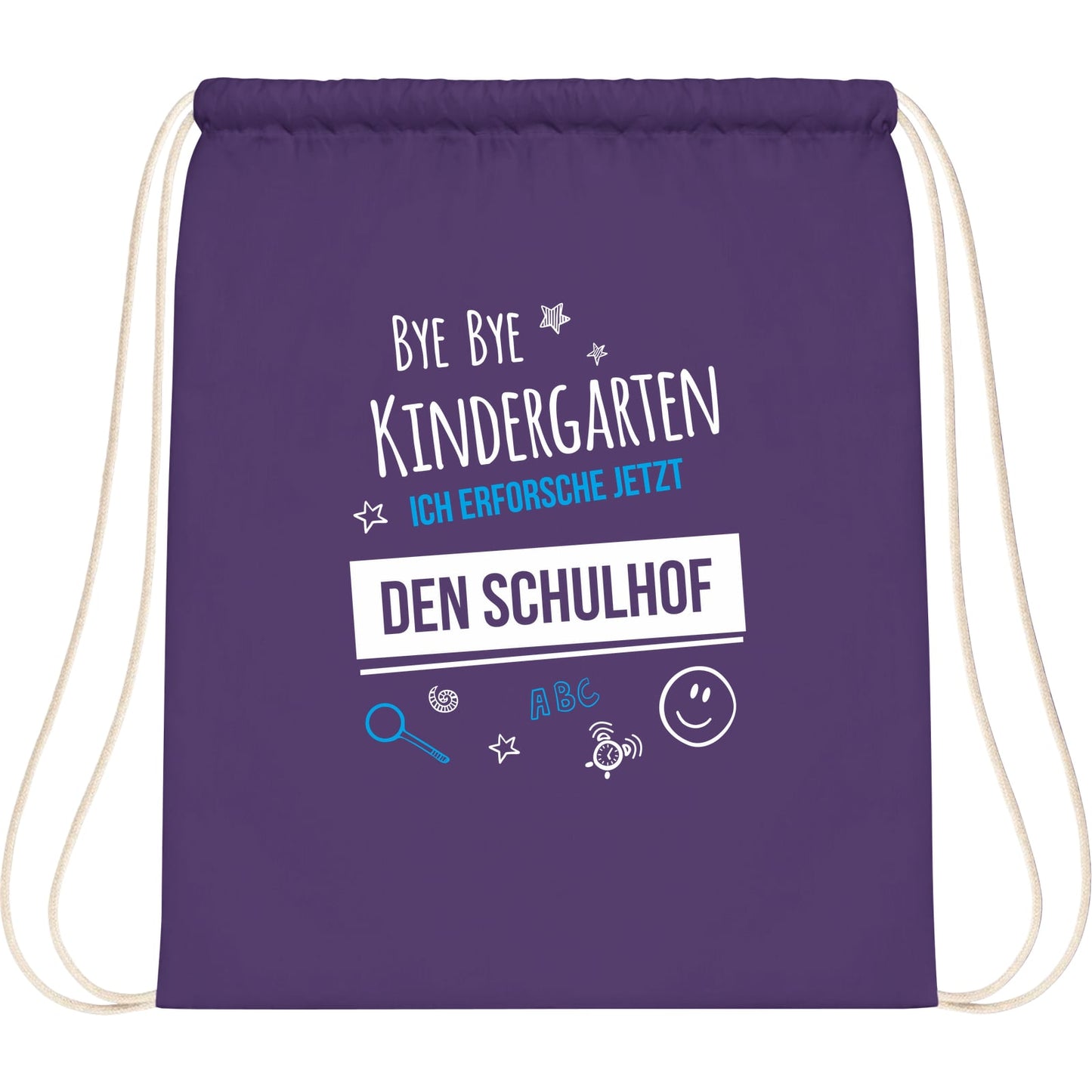 Turnbeutel Einschulung Bye Bye Kindergarten Schulhof