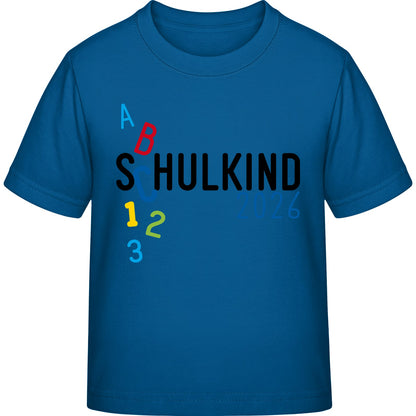 Kinder T-Shirt Einschulung ABC Schulkind 2026 – Schulstart-Geschenk