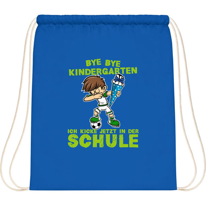 Turnbeutel Einschulung Fußball Junge – Bye Bye Kindergarten