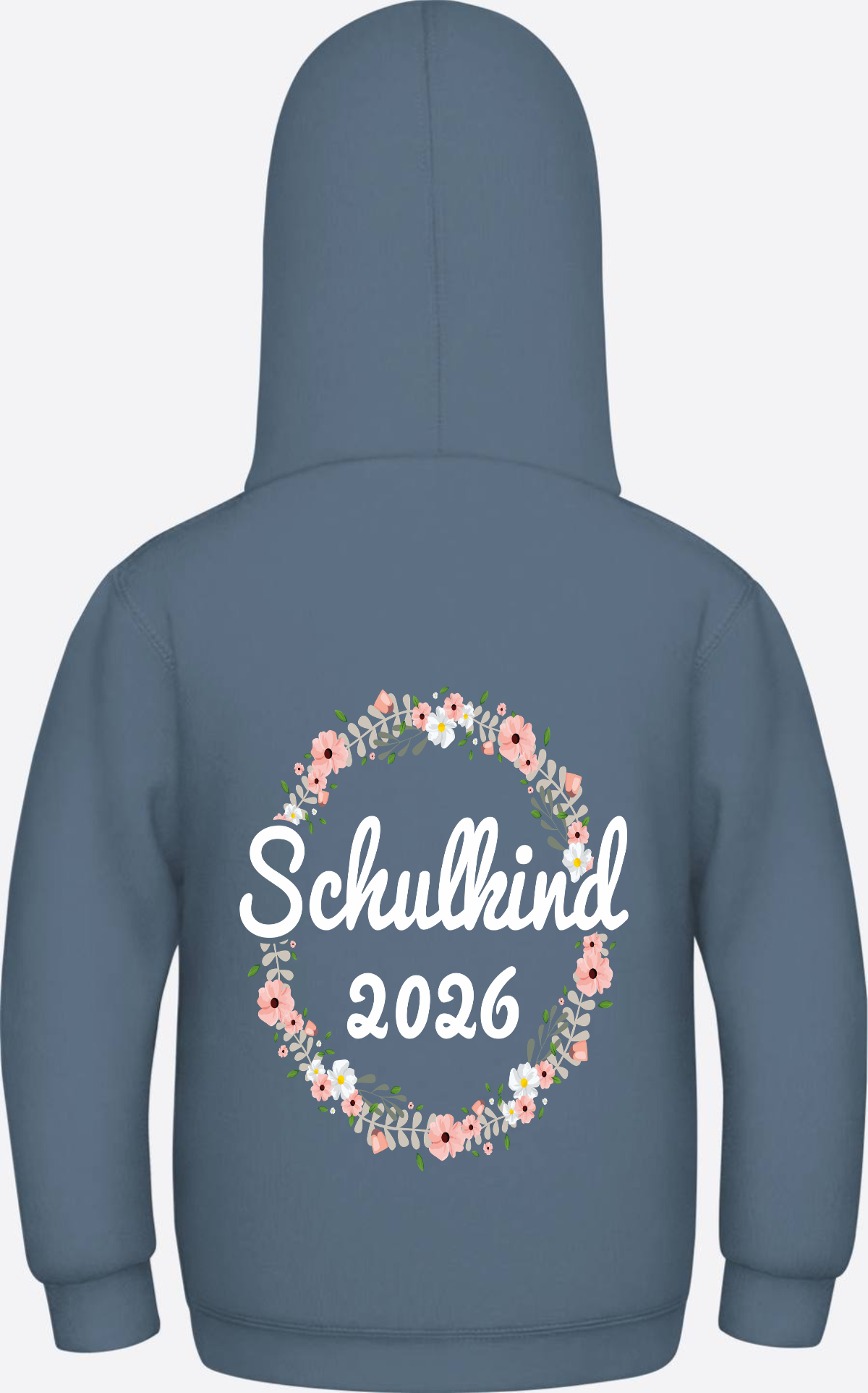 Schulkind 2026 Hoodie – Personalisiert mit Namen zur Einschulung - Airforce Blue