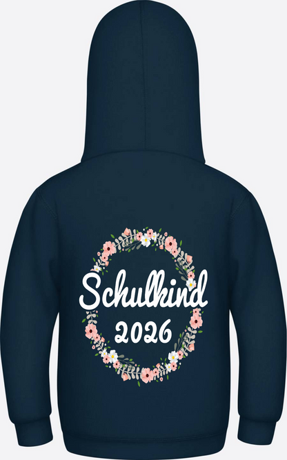 Schulkind 2026 Hoodie – Personalisiert mit Namen zur Einschulung - New French Navy