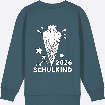 Schulkind 2026 Sweatshirt: Regenbogen Schultüte zum Ausmalen - Stargazer