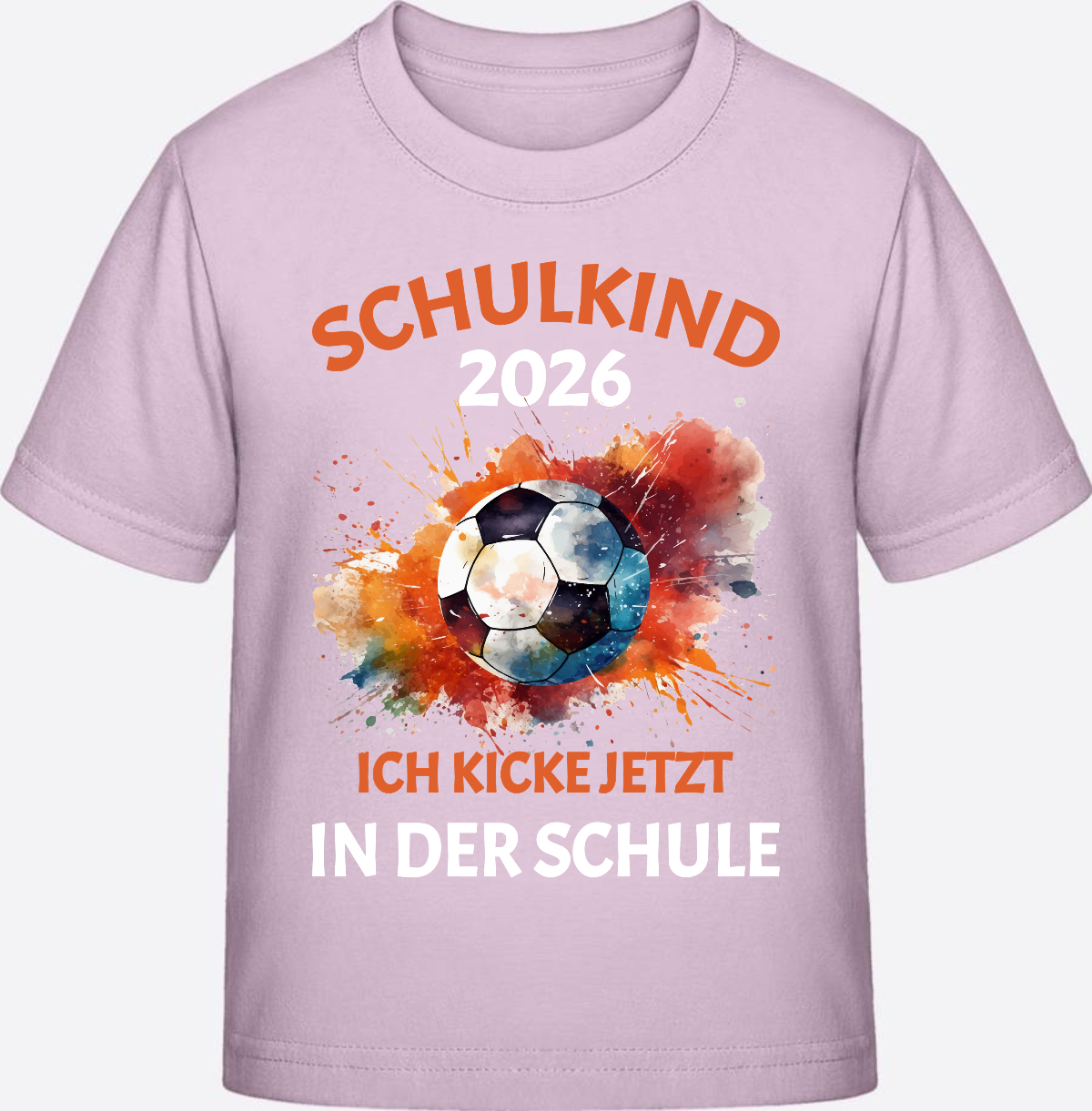 Schulkind 2026 T-Shirt: Ich kicke jetzt in der Schule - Pink Sixties