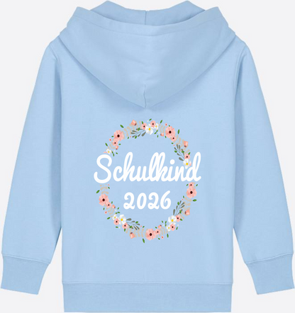 Schulkind 2026 Zip-Hoodie – Personalisiert zur Einschulung - Blue Soul