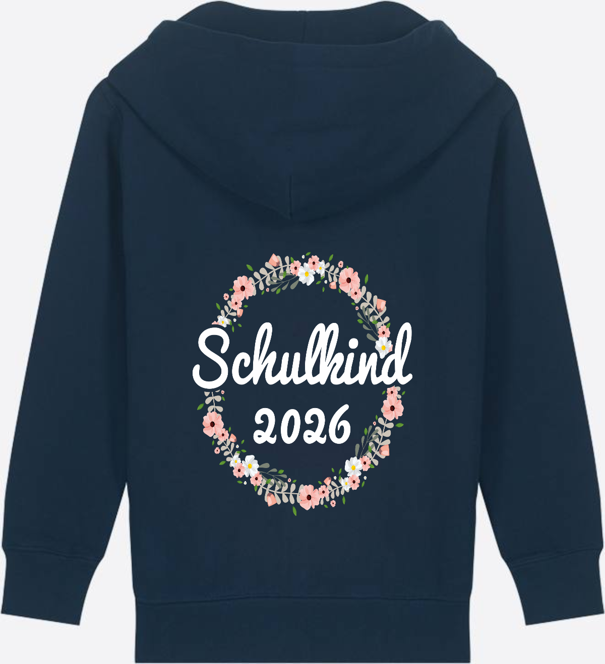 Schulkind 2026 Zip-Hoodie – Personalisiert zur Einschulung - French Navy