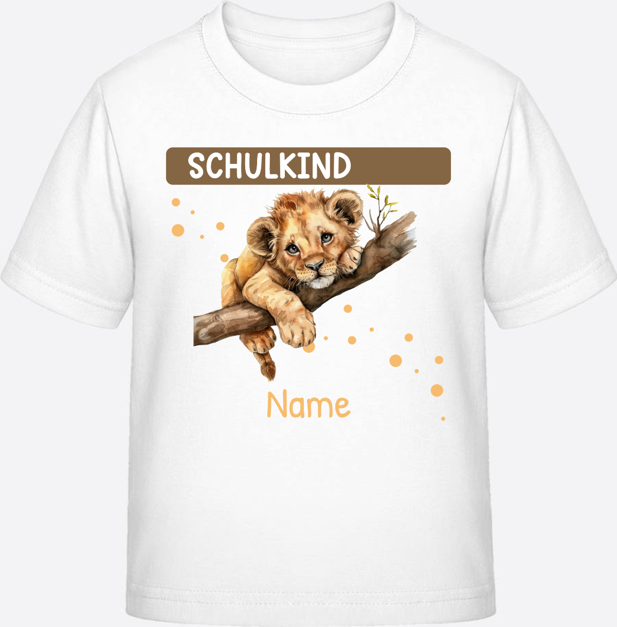 Schulkind T-Shirt mit Namen – Geschenkidee zur Einschulung - White