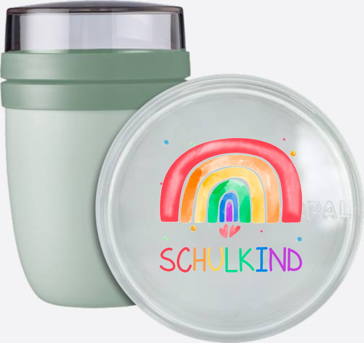 Schulkind Tasse Regenbogen mit Namen – Geschenk zur Einschulung - Nordic Sage