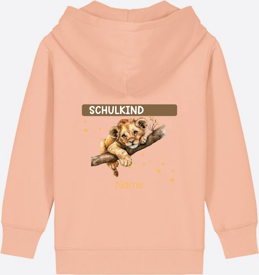 Schulkind Zip-Hoodie mit Name – Geschenkidee zur Einschulung - Fraiche Peche