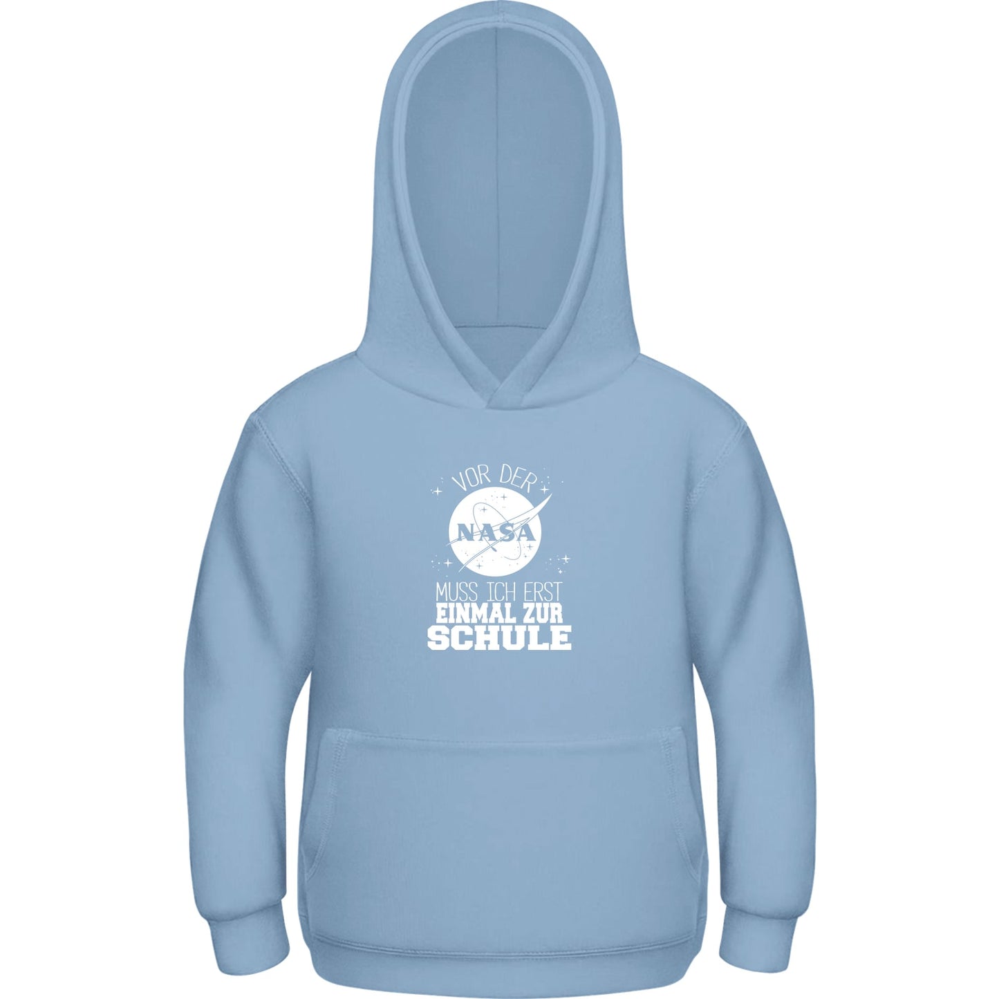 Kinder Hoodie Einschulung NASA Weltraum – Vor der NASA erst zur Schule